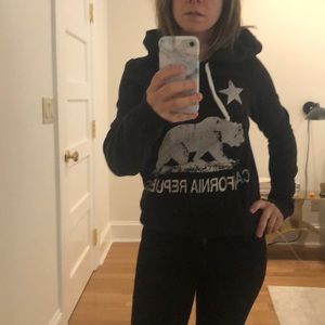 Rebel Yell black hoodie size S